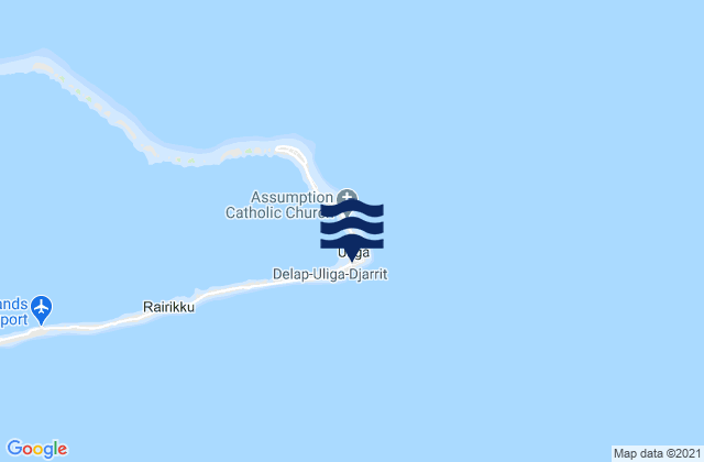 Majuro, Marshall Islands tide times map