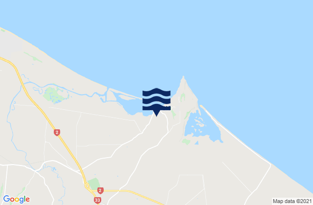 Maketu, New Zealand tide times map