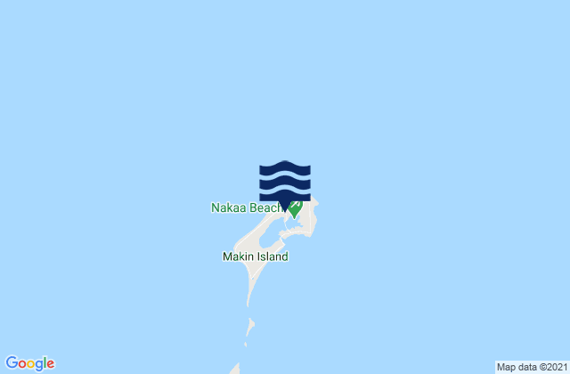 Makin, Kiribati tide times map