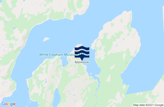 Makkovik, Canada tide times map