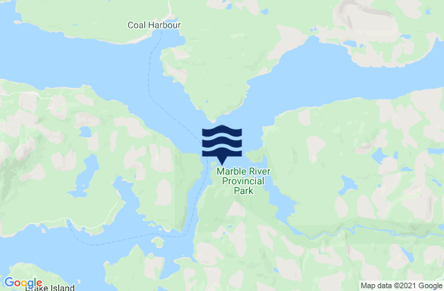 Makwaziniht Island, Canada tide times map