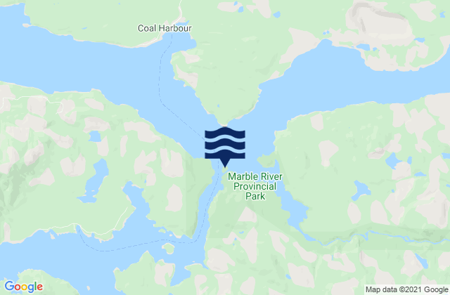 Makwazniht Island, Canada tide times map