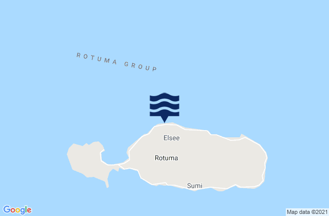 Malhaha, Fiji tide times map