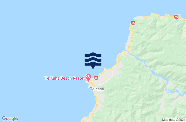 Maraetai Bay, New Zealand tide times map