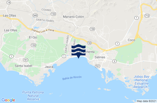 Mariano Colon, Puerto Rico tide times map