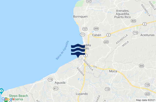 Marias Barrio, Puerto Rico tide times map