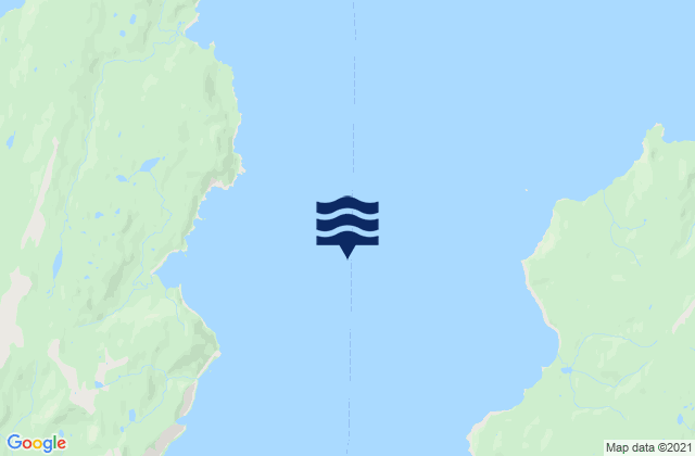 Marmot Island west of, United States tide chart map