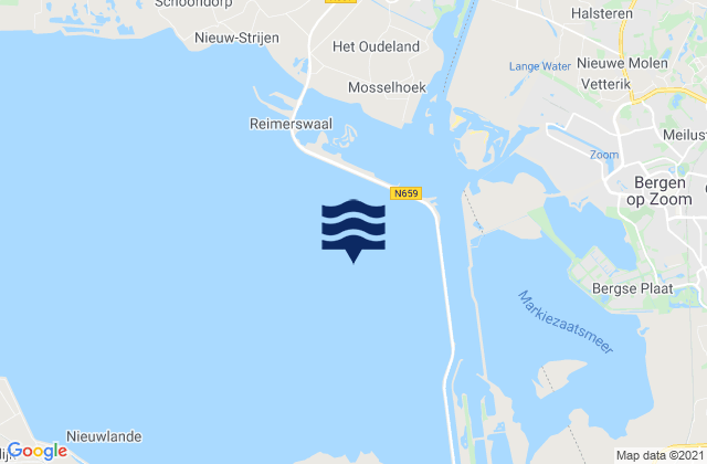 Marollegat, Netherlands tide times map