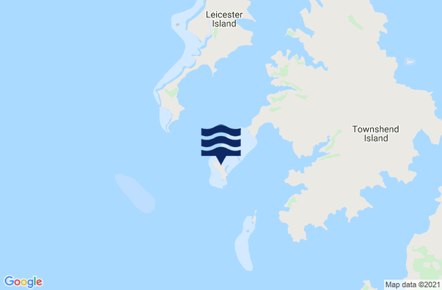 Marquis Island, Australia tide times map
