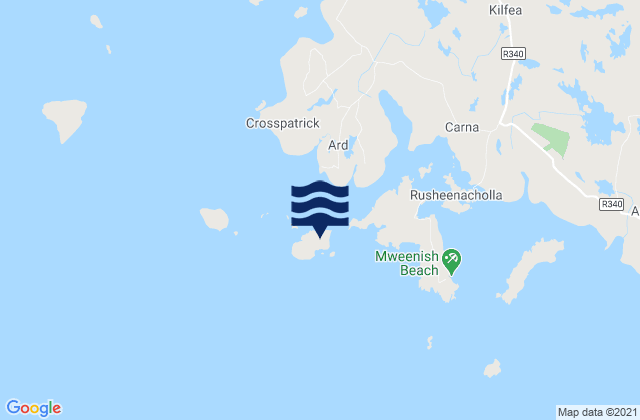 Mason Island, Ireland tide times map