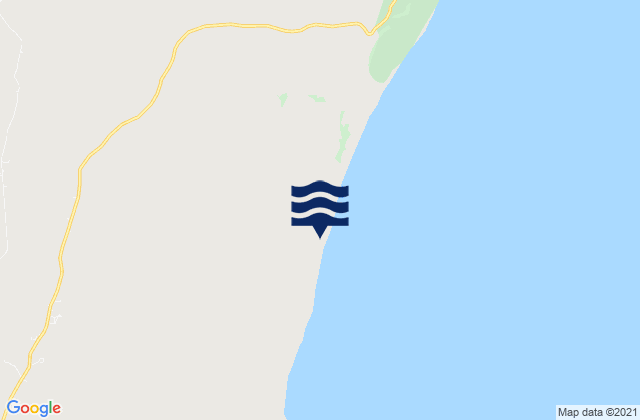 Massinga District, Mozambique tide times map