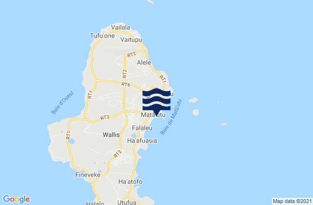 Mata-Utu, Wallis and Futuna tide times map