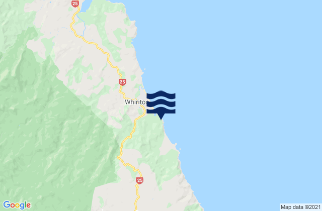 Mataora Bay, New Zealand tide times map