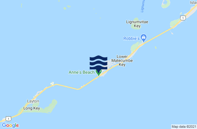 Matecumbe Harbor (Lower Matecumbe Key Florida Bay), United States tide chart map