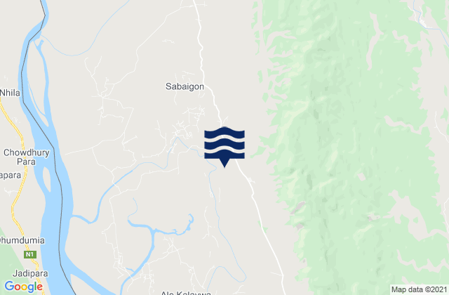 Maungdaw District, Myanmar tide times map