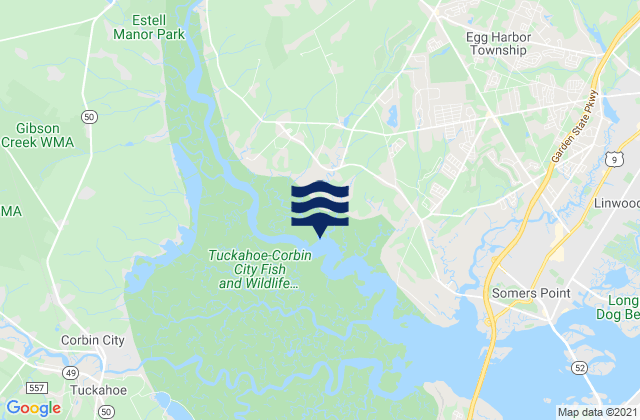 Mays Landing (Great Egg Harbor River), United States tide chart map