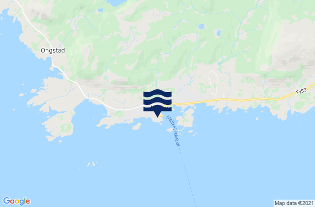 Melbu, Norway tide times map