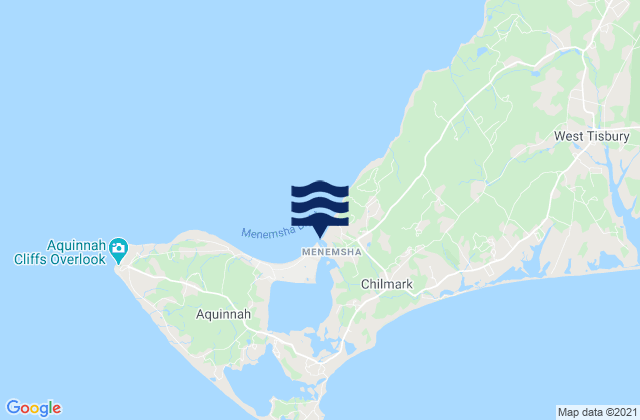 Menemsha Harbor Ma, United States tide chart map