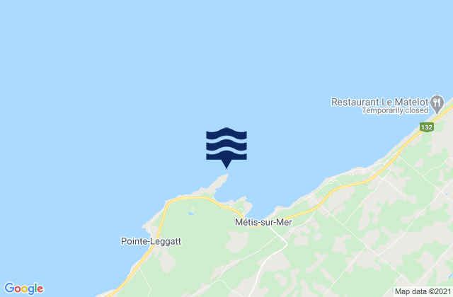Metis-sur-Mer, Canada tide times map