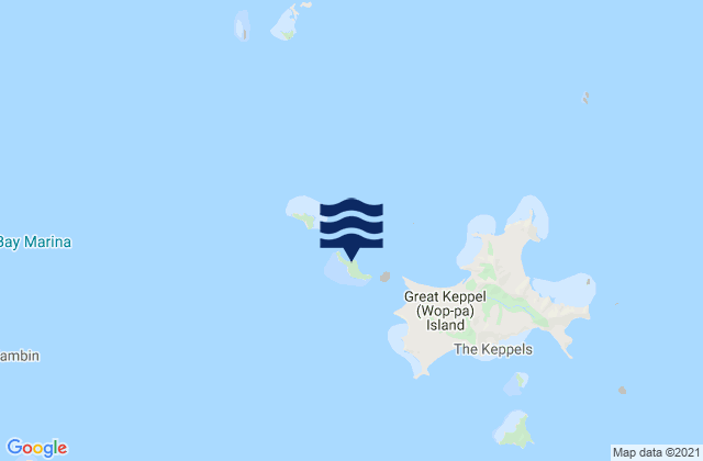 Middle Island, Australia tide times map
