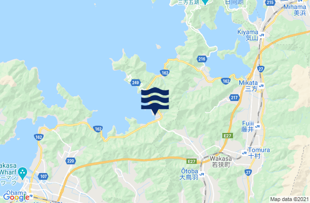 Mikatakaminaka-gun, Japan tide times map