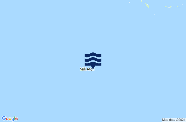Mili Atoll, Marshall Islands tide times map