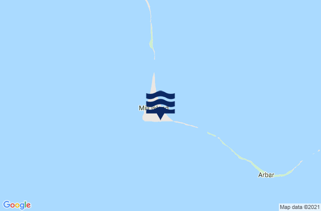 Mili, Marshall Islands tide times map