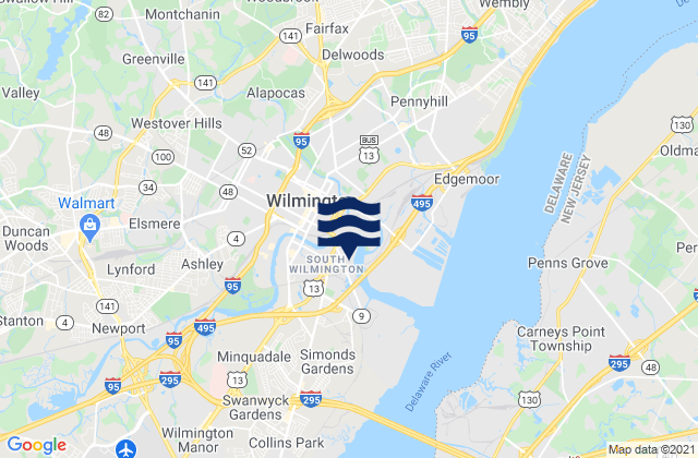Millside (Wilmington), United States tide chart map
