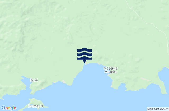 Milne Bay Province, Papua New Guinea tide times map