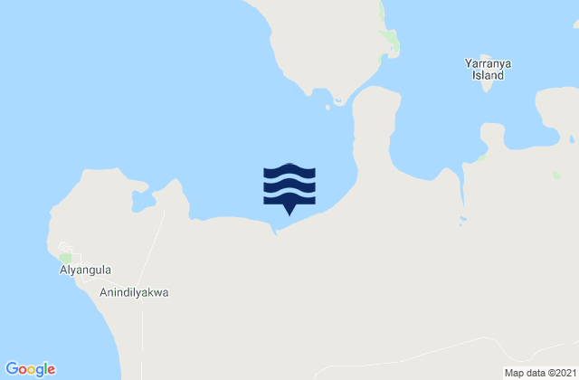 Milner Bay, Australia tide times map