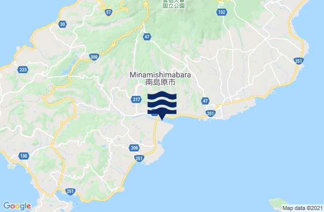 Minamishimabara-shi, Japan tide times map