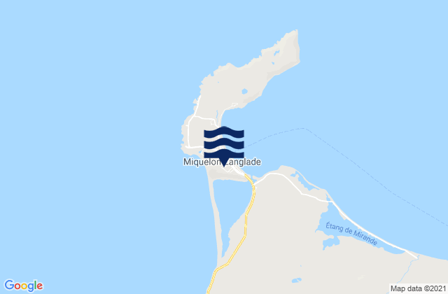 Miquelon, Saint Pierre and Miquelon tide times map