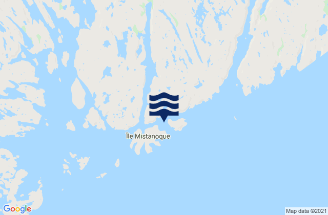 Mistanoque Harbour, Canada tide times map