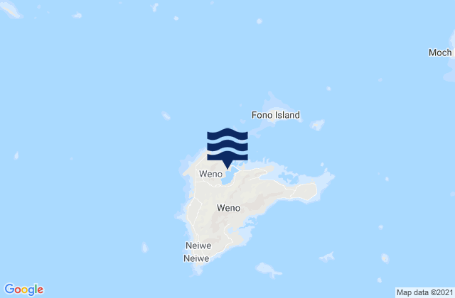Moen Island Truk Islands, Micronesia tide times map