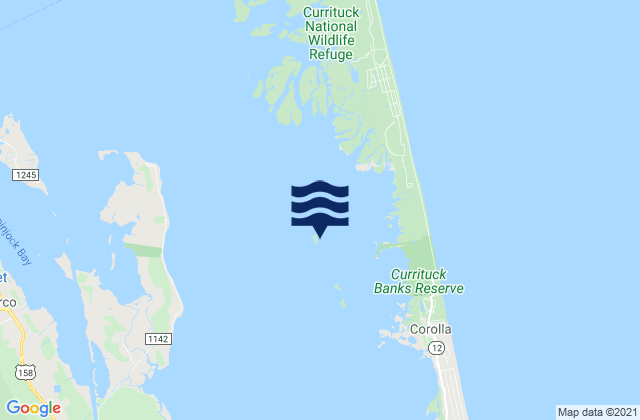 Monkey Island, United States tide chart map