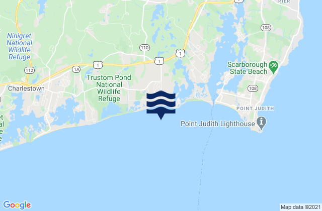 Moonstone Beach, United States tide chart map