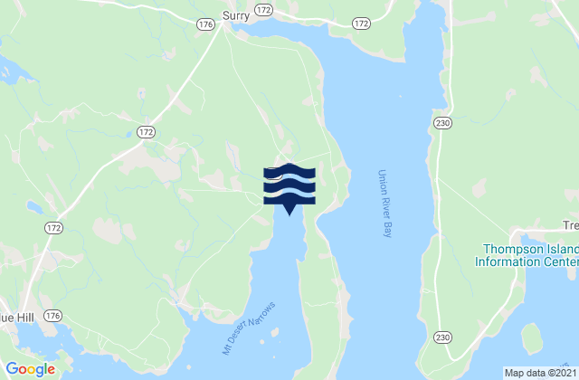 Morgan Bay, United States tide chart map