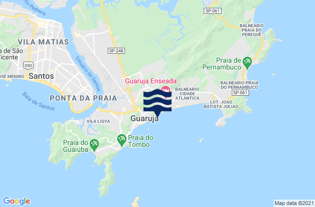 Morro do Maluf, Brazil tide times map