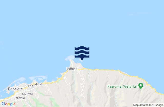 Motuoini, French Polynesia tide times map