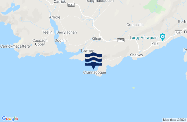 Muckros Head, Ireland tide times map