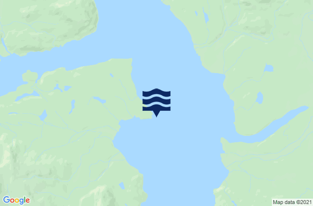 Muir Inlet Glacier Bay, United States tide chart map