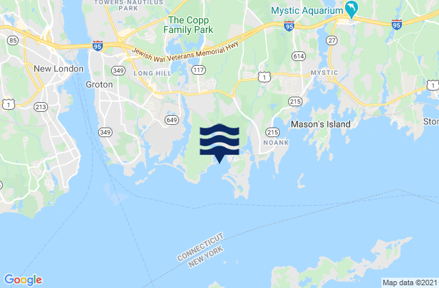 Mumford Cove, United States tide chart map