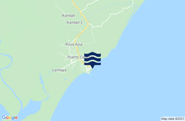 Municipio de Puerto Cabezas, Nicaragua tide times map
