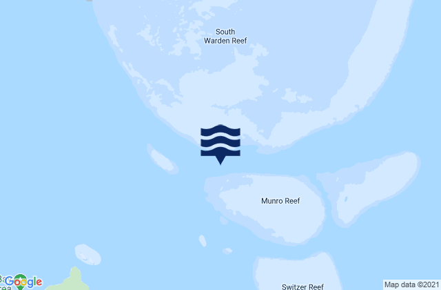Munro Reef, Australia tide times map