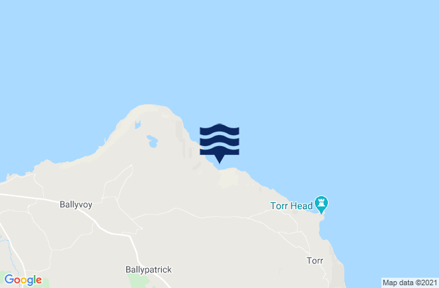 Murlough Bay, United Kingdom tide times map