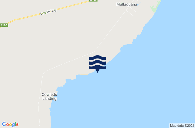 Murrippi Beach, Australia tide times map
