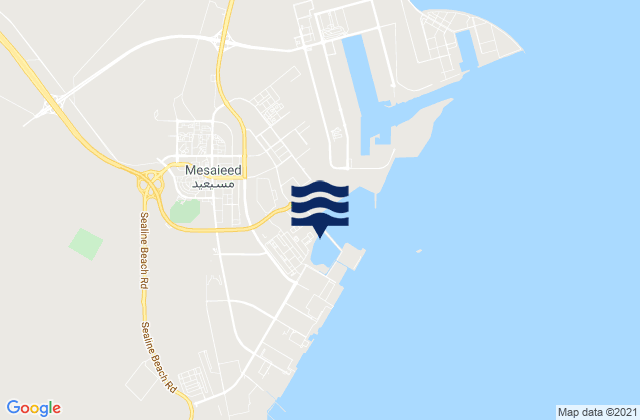 Musay`id, Qatar tide times map