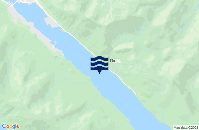 N of Ship Creek, United States tide chart map