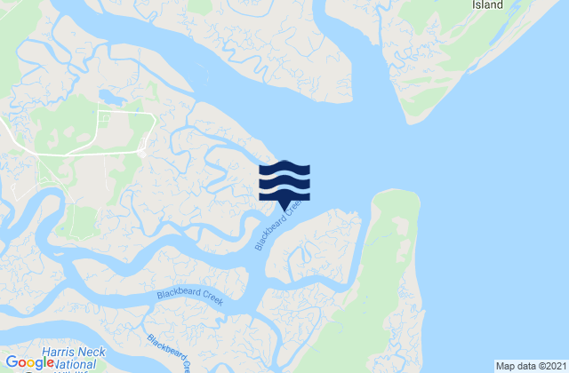 N. Newport River NE of Vandyke Creek, United States tide chart map