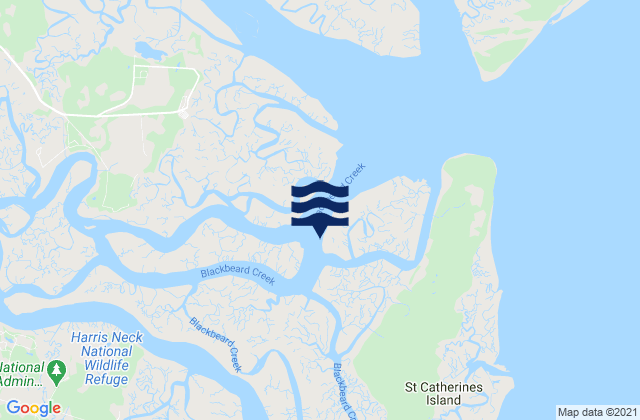 N. Newport River above Walburg Creek, United States tide chart map